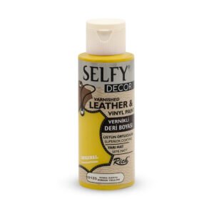 SELFY DECOR LEATHER PAINT 120 CC ROMA YELLOW