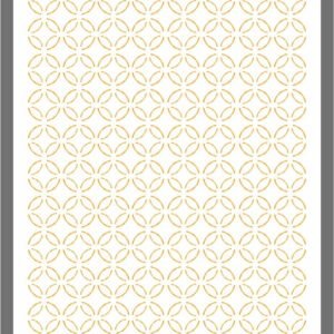 GOLD RICE PAPER WHITE-GOLD 72014
