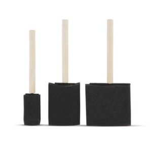FOAM VARNISH BRUSH SET 3PCS.